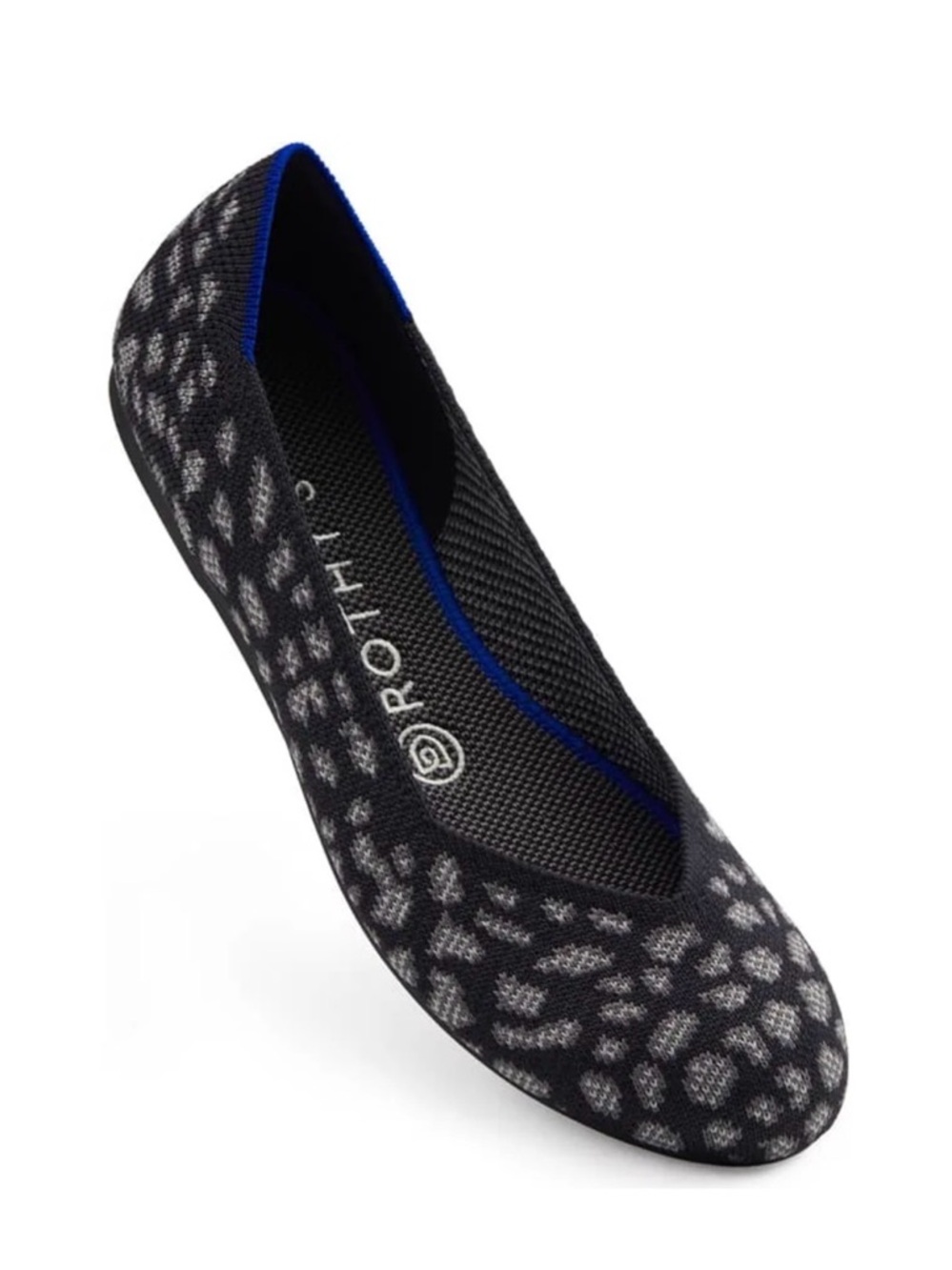 Rothy's Round Toe Flat in Charcoal Kitten